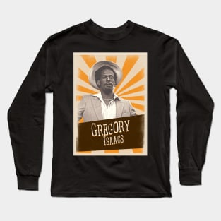 Vintage Aesthetic Gregory Isaacs Long Sleeve T-Shirt